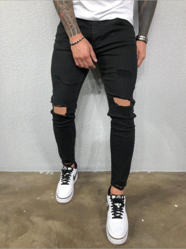 Distressed Denim Jeans - Urban Edge