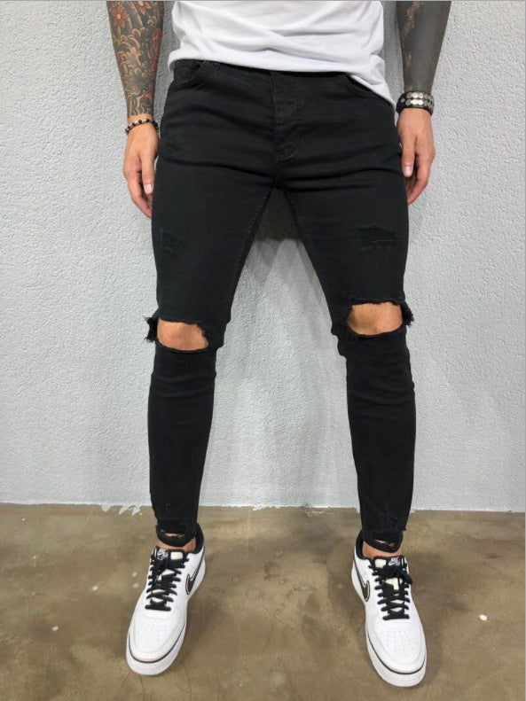 Distressed Denim Jeans - Urban Edge