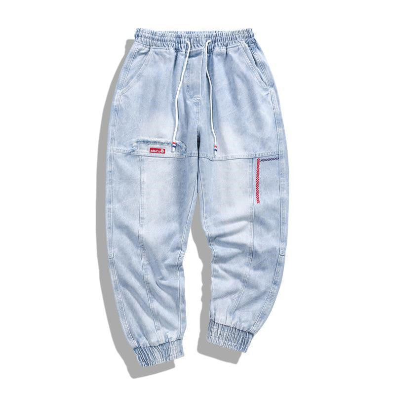 Relaxed Jogger Pants - Hand-Painted Art