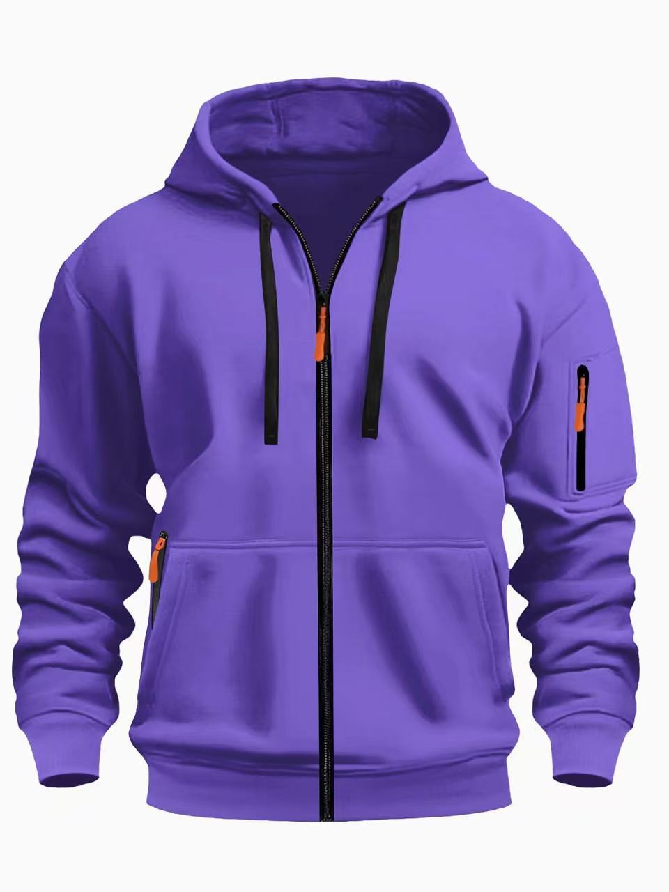 Athletic Zip Hoodie - Sports Essential