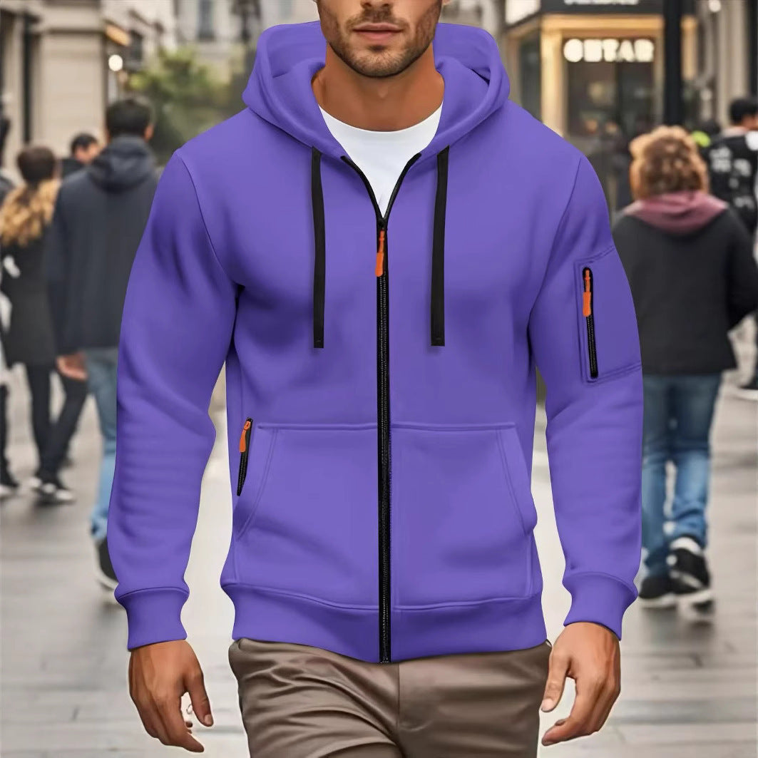 Athletic Zip Hoodie - Sports Essential