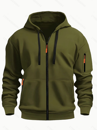 Athletic Zip Hoodie - Sports Essential