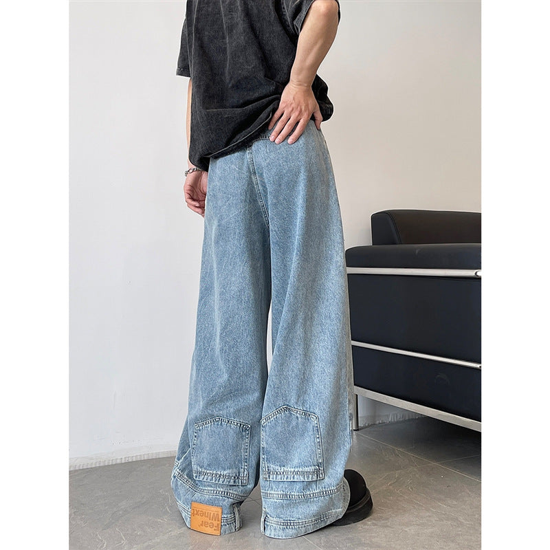 Vintage Straight Denim - Classic Blue