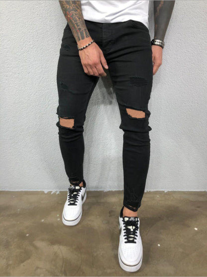 Distressed Denim Jeans - Urban Edge