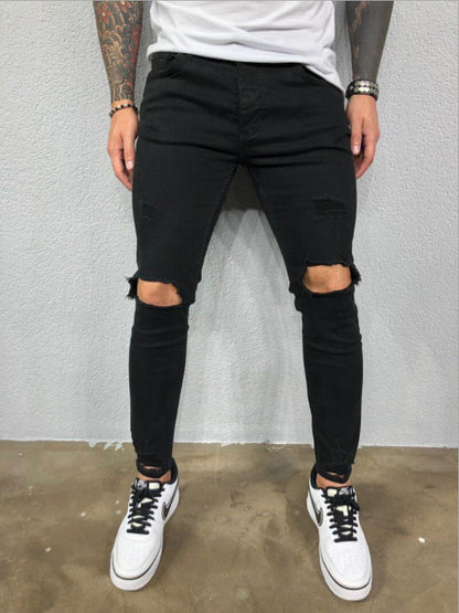 Distressed Denim Jeans - Urban Edge
