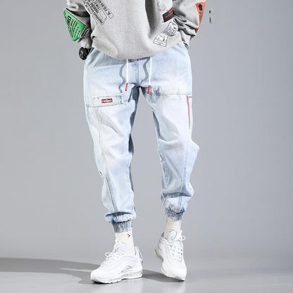 Relaxed Jogger Pants - Hand-Painted Art
