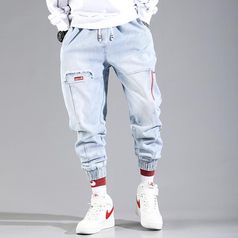 Relaxed Jogger Pants - Hand-Painted Art