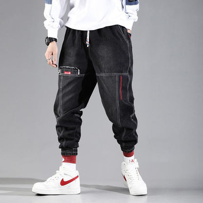 Relaxed Jogger Pants - Hand-Painted Art