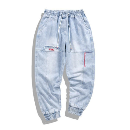 Relaxed Jogger Pants - Hand-Painted Art