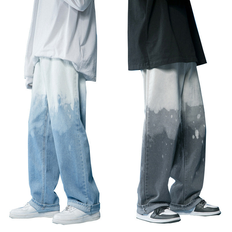 Gradient Denim Jeans - Tie-Dye Edition