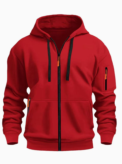 Athletic Zip Hoodie - Sports Essential
