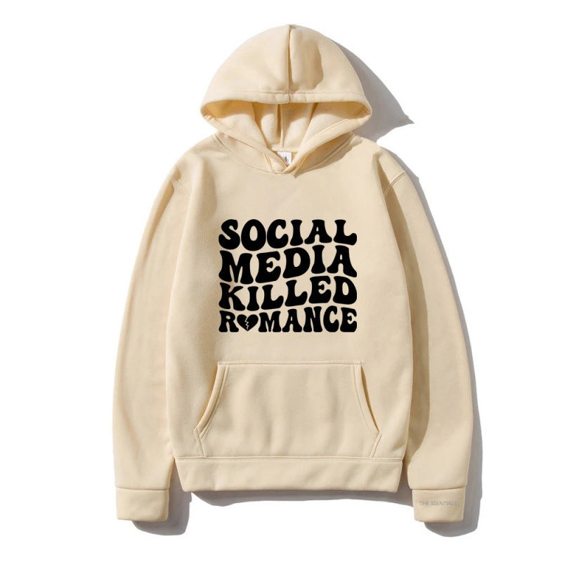 Graphic Letter Hoodie - Spring Streetwear