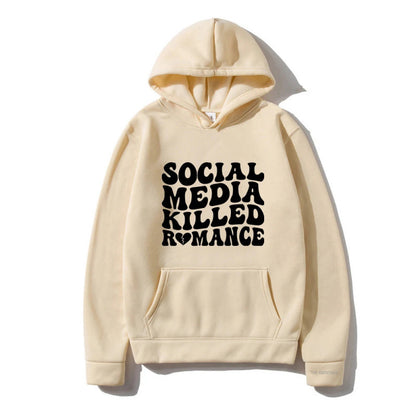 Graphic Letter Hoodie - Spring Streetwear