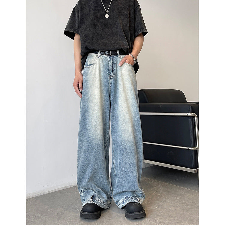 Vintage Straight Denim - Classic Blue