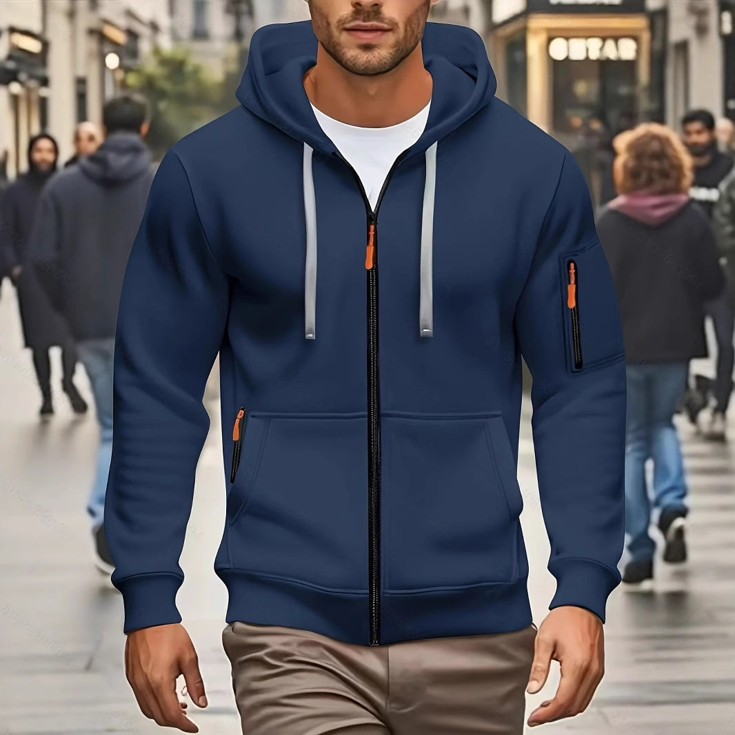Athletic Zip Hoodie - Sports Essential