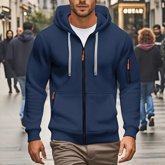 Athletic Zip Hoodie - Sports Essential
