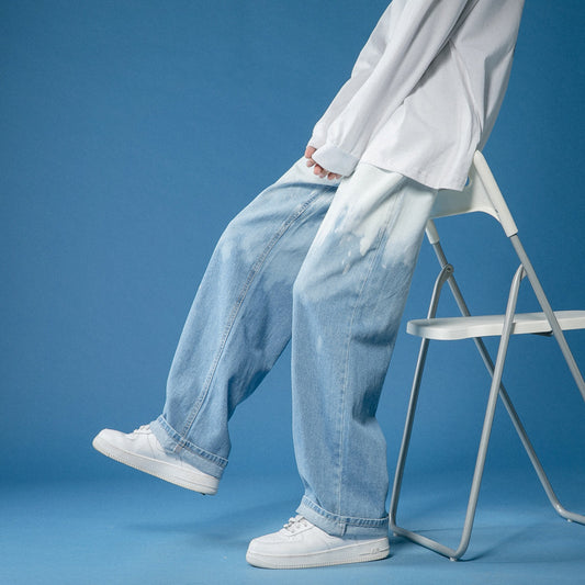 Gradient Denim Jeans - Tie-Dye Edition