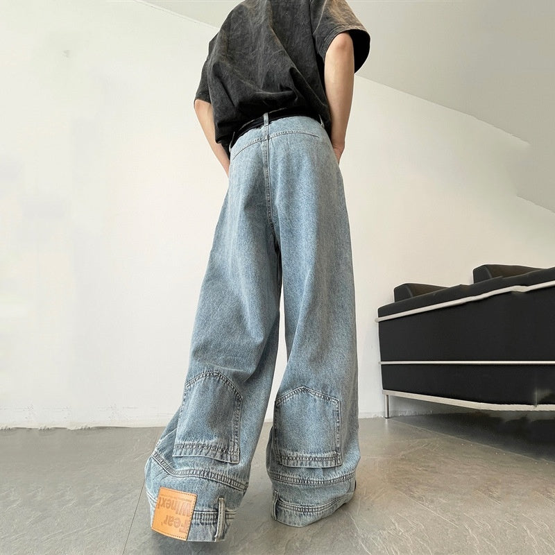 Vintage Straight Denim - Classic Blue