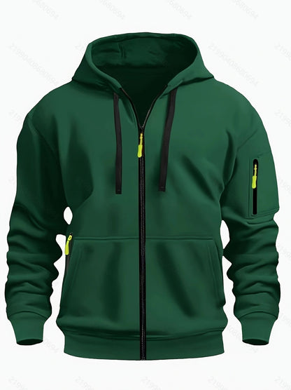 Athletic Zip Hoodie - Sports Essential