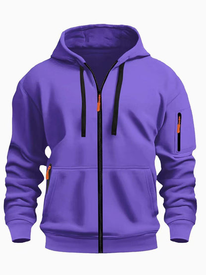 Athletic Zip Hoodie - Sports Essential