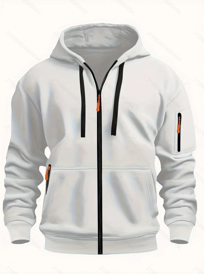 Athletic Zip Hoodie - Sports Essential