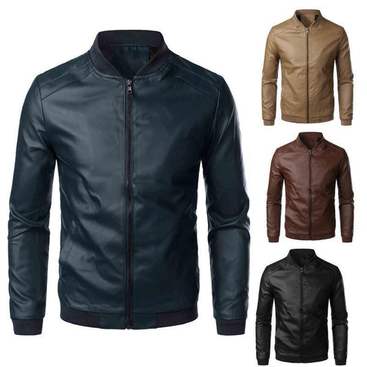 Biker Leather Jacket - Motorcycle Essential