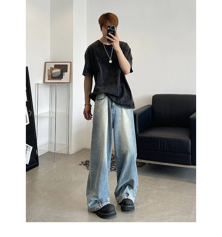 Vintage Straight Denim - Classic Blue