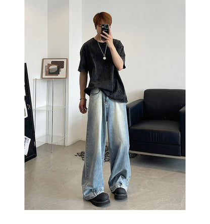 Vintage Straight Denim - Classic Blue
