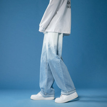 Gradient Denim Jeans - Tie-Dye Edition