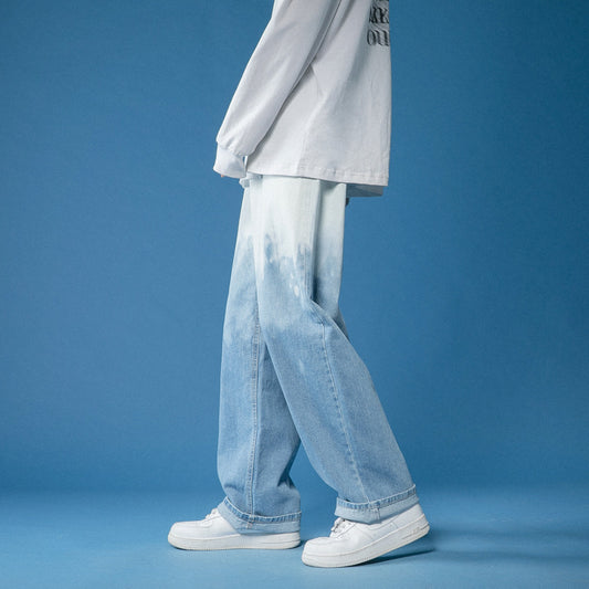 Gradient Denim Jeans - Tie-Dye Edition