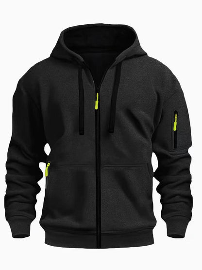 Athletic Zip Hoodie - Sports Essential