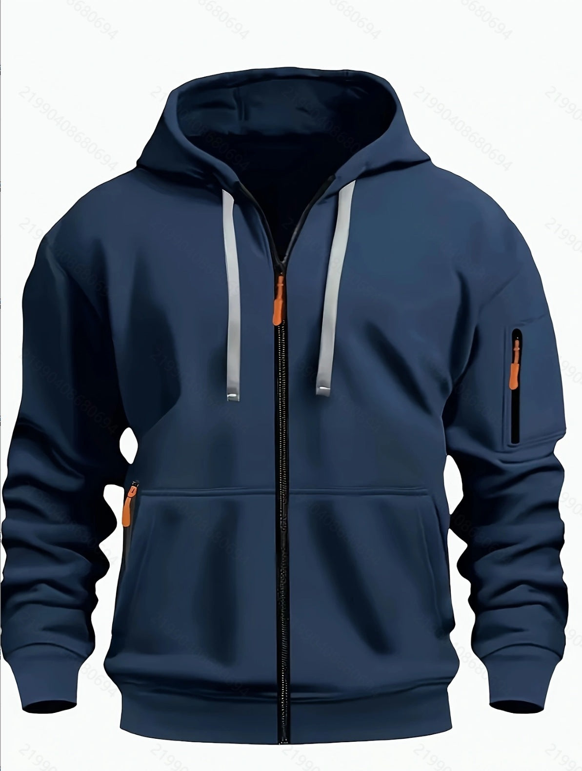 Athletic Zip Hoodie - Sports Essential