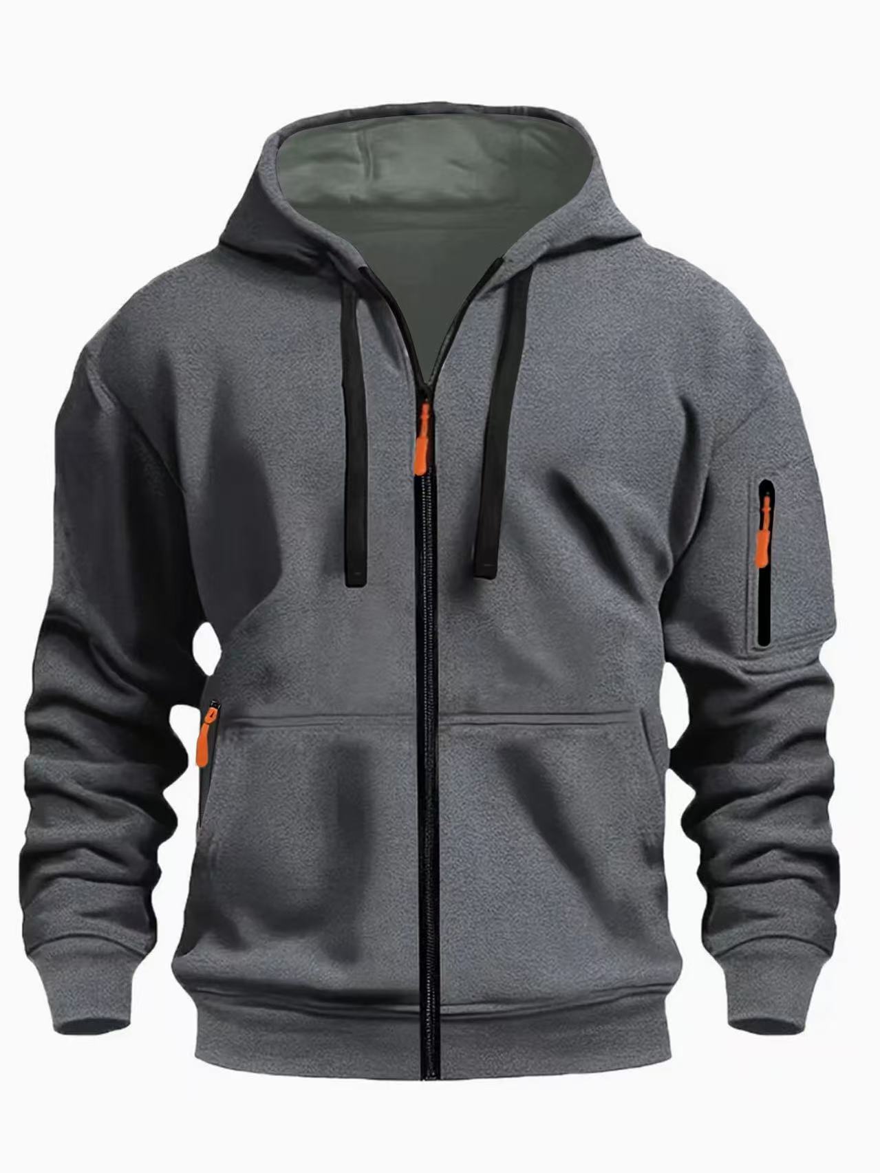 Athletic Zip Hoodie - Sports Essential