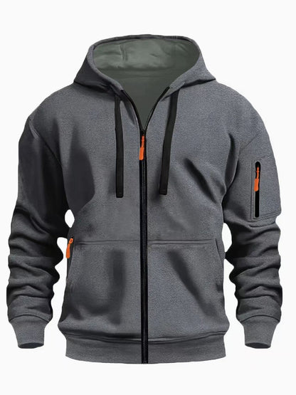 Athletic Zip Hoodie - Sports Essential